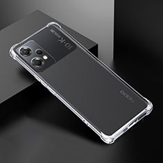 Oppo K10X 5G用極薄ソフトケース シリコンケース 耐衝撃 全面保護 クリア透明 T02 Oppo クリア