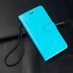 Oppo K5用手帳型 レザーケース スタンド カバー L05 Oppo ブルー