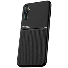 Oppo K5用360度 フルカバー極薄ソフトケース シリコンケース 耐衝撃 全面保護 バンパー S01 Oppo ブラック