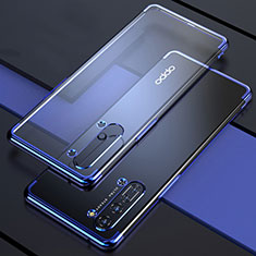 Oppo K7 5G用極薄ソフトケース シリコンケース 耐衝撃 全面保護 クリア透明 H03 Oppo ネイビー