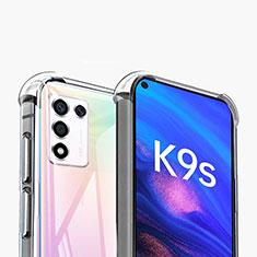 Oppo K9S 5G用極薄ソフトケース シリコンケース 耐衝撃 全面保護 クリア透明 T06 Oppo クリア