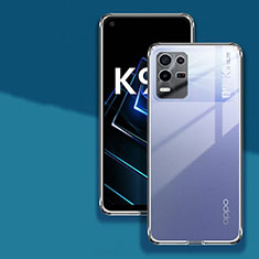 Oppo K9X 5G用極薄ソフトケース シリコンケース 耐衝撃 全面保護 クリア透明 T10 Oppo クリア