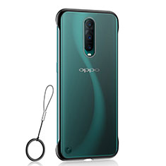 Oppo R17 Pro用ハードカバー クリスタル クリア透明 S02 Oppo ブラック