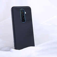 Oppo Reno Ace用360度 フルカバー極薄ソフトケース シリコンケース 耐衝撃 全面保護 バンパー S02 Oppo ブラック