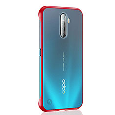 Oppo Reno Ace用ハードカバー クリスタル クリア透明 H02 Oppo レッド