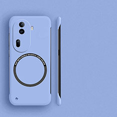 Oppo Reno11 Pro 5G用ハードケース プラスチック 質感もマット フレームレス カバー Mag-Safe 磁気 Magnetic Oppo ラベンダー