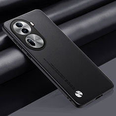 Oppo Reno11 Pro 5G用ケース 高級感 手触り良いレザー柄 S02 Oppo ブラック