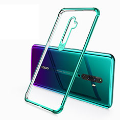 Oppo Reno2 Z用極薄ソフトケース シリコンケース 耐衝撃 全面保護 クリア透明 H02 Oppo グリーン