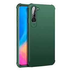 Oppo Reno3用360度 フルカバー極薄ソフトケース シリコンケース 耐衝撃 全面保護 バンパー C01 Oppo グリーン