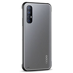 Oppo Reno3 Pro用ハードカバー クリスタル クリア透明 H02 Oppo ブラック