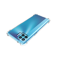 Oppo Reno4 F用極薄ソフトケース シリコンケース 耐衝撃 全面保護 クリア透明 カバー Oppo クリア