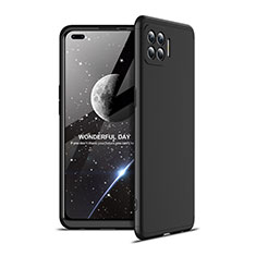 Oppo Reno4 Lite用ハードケース プラスチック 質感もマット 前面と背面 360度 フルカバー Oppo ブラック