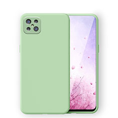 Oppo Reno4 Z 5G用360度 フルカバー極薄ソフトケース シリコンケース 耐衝撃 全面保護 バンパー S03 Oppo グリーン