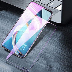 Oppo Reno4 Z 5G用アンチグレア ブルーライト 強化ガラス 液晶保護フィルム B01 Oppo クリア