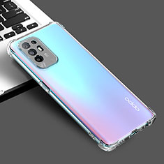 Oppo Reno5 Z 5G用極薄ソフトケース シリコンケース 耐衝撃 全面保護 クリア透明 カバー Oppo クリア