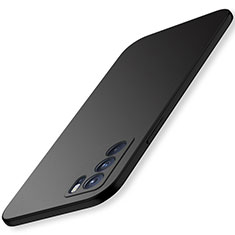 Oppo Reno6 5G用ハードケース プラスチック 質感もマット カバー YK3 Oppo ブラック