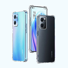 Oppo Reno7 5G用極薄ソフトケース シリコンケース 耐衝撃 全面保護 クリア透明 T06 Oppo クリア