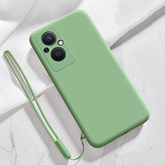 Oppo Reno7 Z 5G用360度 フルカバー極薄ソフトケース シリコンケース 耐衝撃 全面保護 バンパー S02 Oppo ライトグリーン