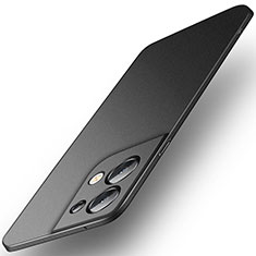 Oppo Reno8 5G用ハードケース プラスチック 質感もマット カバー YK5 Oppo ブラック