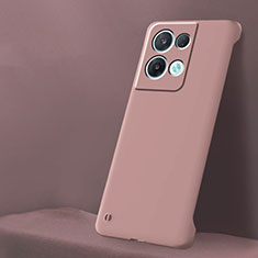 Oppo Reno8 5G用ハードケース プラスチック 質感もマット カバー YK6 Oppo ピンク