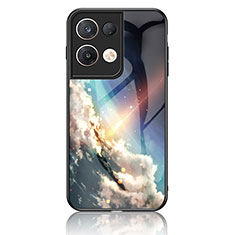 Oppo Reno8 Pro 5G用ハイブリットバンパーケース プラスチック パターン 鏡面 カバー LS4 Oppo マルチカラー