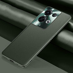 Oppo Reno8 Pro 5G用ケース 高級感 手触り良いレザー柄 S01 Oppo グリーン