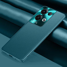 Oppo Reno8 Pro+ Plus 5G用ケース 高級感 手触り良いレザー柄 S01 Oppo シアン