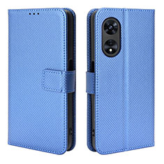 Oppo Reno8 T 5G用手帳型 レザーケース スタンド カバー BY1 Oppo ネイビー