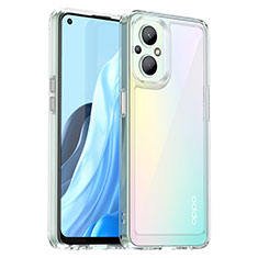 Oppo Reno8 Z 5G用ハイブリットバンパーケース クリア透明 プラスチック カバー J01S Oppo クリア