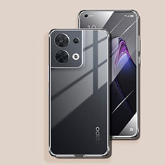 Oppo Reno9 Pro+ Plus 5G用極薄ソフトケース シリコンケース 耐衝撃 全面保護 クリア透明 T10 Oppo クリア