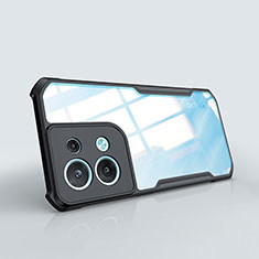 Oppo Reno9 Pro+ Plus 5G用極薄ソフトケース シリコンケース 耐衝撃 全面保護 クリア透明 T08 Oppo ブラック