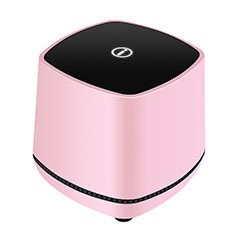 Oneplus 12R 5G用ミニスピーカー ポータブルで高音質 ポータブルスピーカー W06 ピンク
