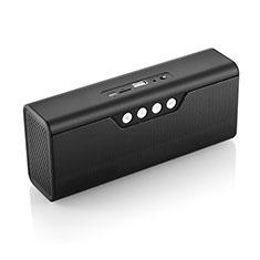 Wiko Wax用Bluetoothミニスピーカー ポータブルで高音質 ポータブルスピーカー S17 ブラック