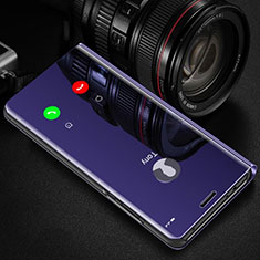 Realme 10 4G用手帳型 レザーケース スタンド 鏡面 カバー L03 Realme パープル