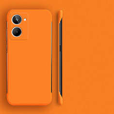 Realme 10 4G用ハードケース プラスチック 質感もマット フレームレス カバー Realme オレンジ