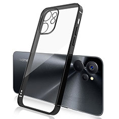 Realme 10 5G用極薄ソフトケース シリコンケース 耐衝撃 全面保護 クリア透明 H01 Realme ブラック