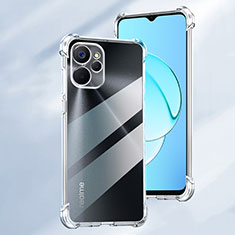 Realme 10 5G用極薄ソフトケース シリコンケース 耐衝撃 全面保護 クリア透明 T02 Realme クリア