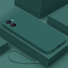 Realme 10S 5G用360度 フルカバー極薄ソフトケース シリコンケース 耐衝撃 全面保護 バンパー YK3 Realme グリーン