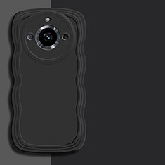 Realme 11 Pro 5G用360度 フルカバー極薄ソフトケース シリコンケース 耐衝撃 全面保護 バンパー YK4 Realme ブラック