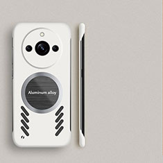 Realme 11 Pro+ Plus 5G用ハードケース プラスチック 質感もマット フレームレス カバー Mag-Safe 磁気 Magnetic Realme ホワイト