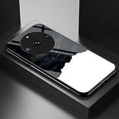 Realme 11 Pro+ Plus 5G用ハイブリットバンパーケース プラスチック パターン 鏡面 カバー LS1 Realme ブラック