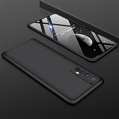 Realme 7用ハードケース プラスチック 質感もマット 前面と背面 360度 フルカバー M01 Realme ブラック