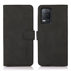 ブラック Realme 8 5G用手帳型 レザーケース スタンド カバー D01Y Realme ブラック