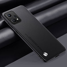 Realme 9 4G用ケース 高級感 手触り良いレザー柄 S02 Realme ブラック