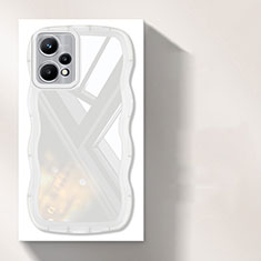 Realme 9 5G用極薄ソフトケース シリコンケース 耐衝撃 全面保護 クリア透明 H03 Realme ホワイト