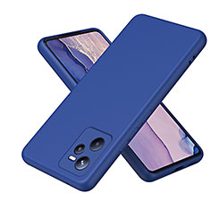 Realme C35用360度 フルカバー極薄ソフトケース シリコンケース 耐衝撃 全面保護 バンパー H01P Realme ネイビー