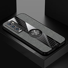 Realme GT Master Explorer 5G用極薄ソフトケース シリコンケース 耐衝撃 全面保護 アンド指輪 マグネット式 バンパー X01L Realme グレー