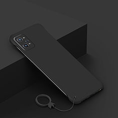 Realme GT Neo 3T 5G用ハードケース プラスチック 質感もマット フレームレス カバー Realme ブラック
