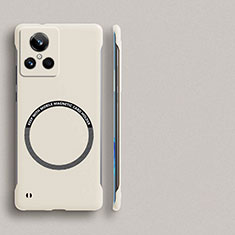 Realme GT Neo3 5G用ハードケース プラスチック 質感もマット フレームレス カバー Mag-Safe 磁気 Magnetic Realme ホワイト