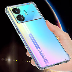 Realme GT Neo5 SE 5G用極薄ソフトケース シリコンケース 耐衝撃 全面保護 クリア透明 カバー Realme クリア